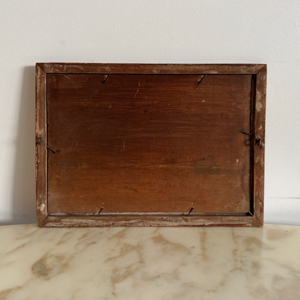 Huile sur panneau pêcheur dans un marais impressionnisme début XXe-photo-6