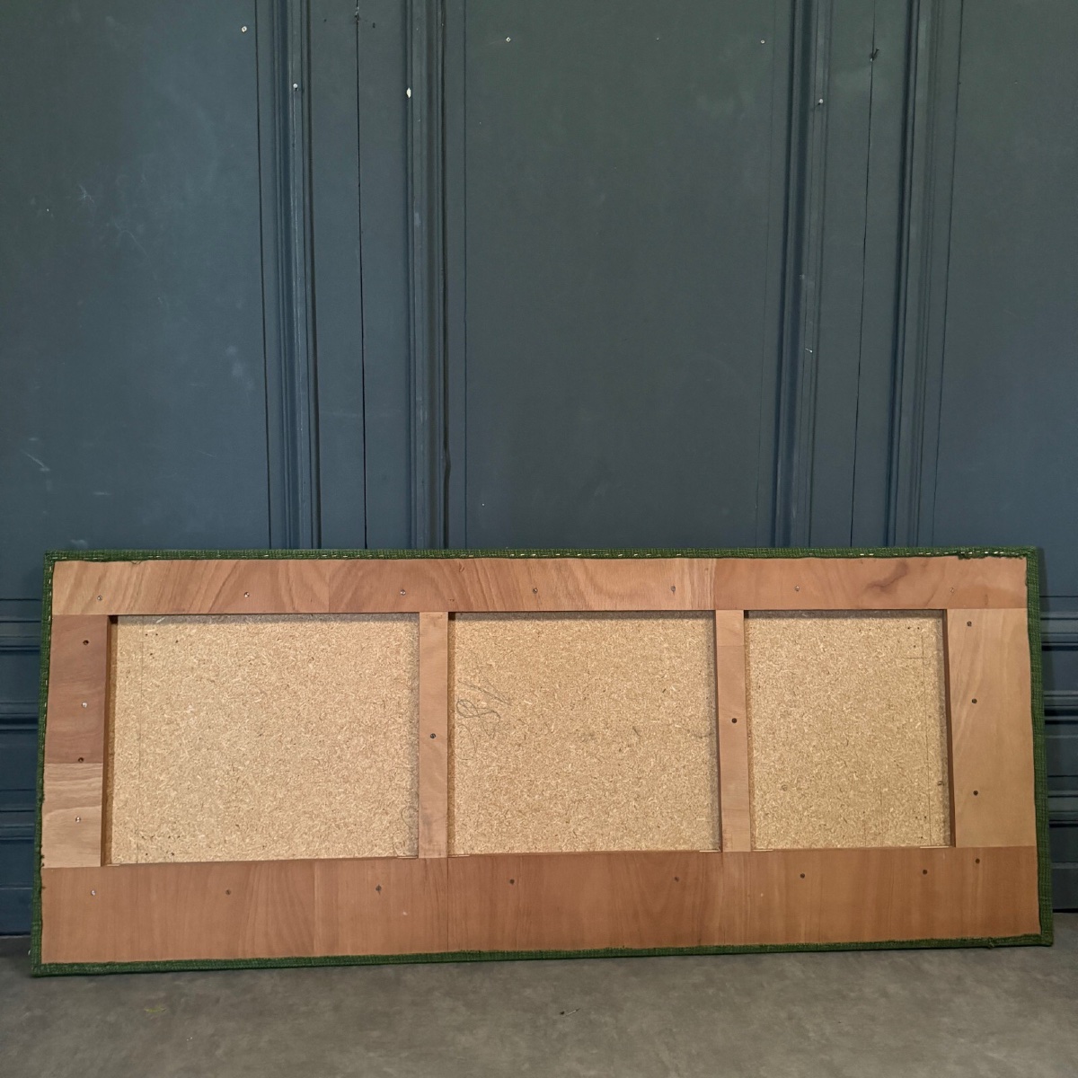 Photo moderniste 1960 contrecollée sur un panneau de bois-photo-4