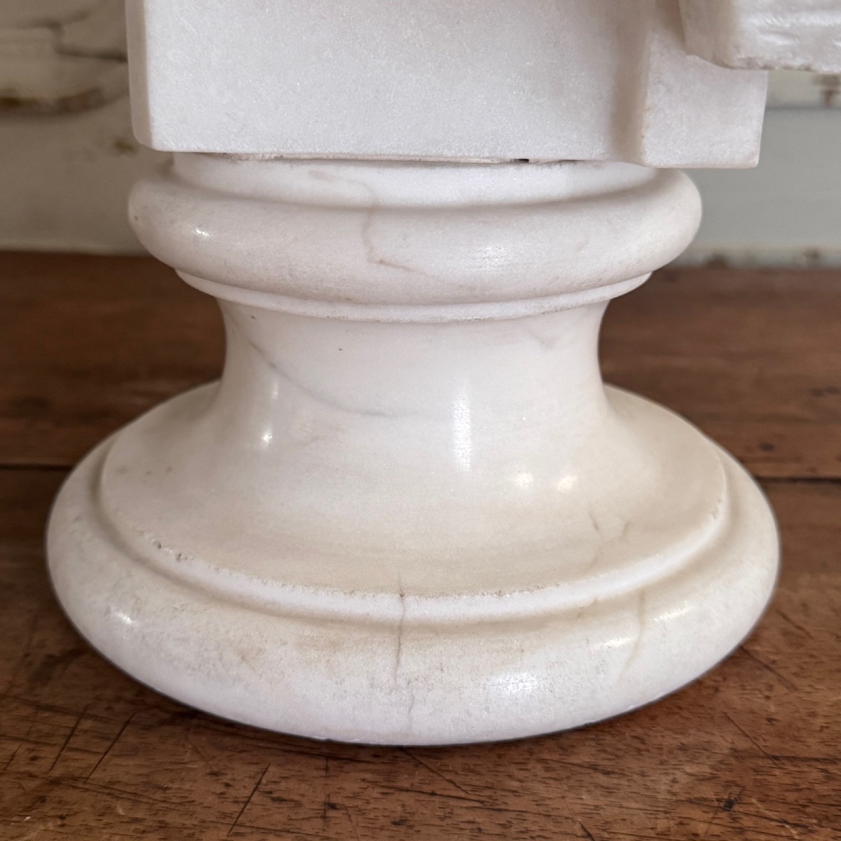 Buste en marbre par Antonio Giovanni Lanzirotti intitulé Le Lilas-photo-8