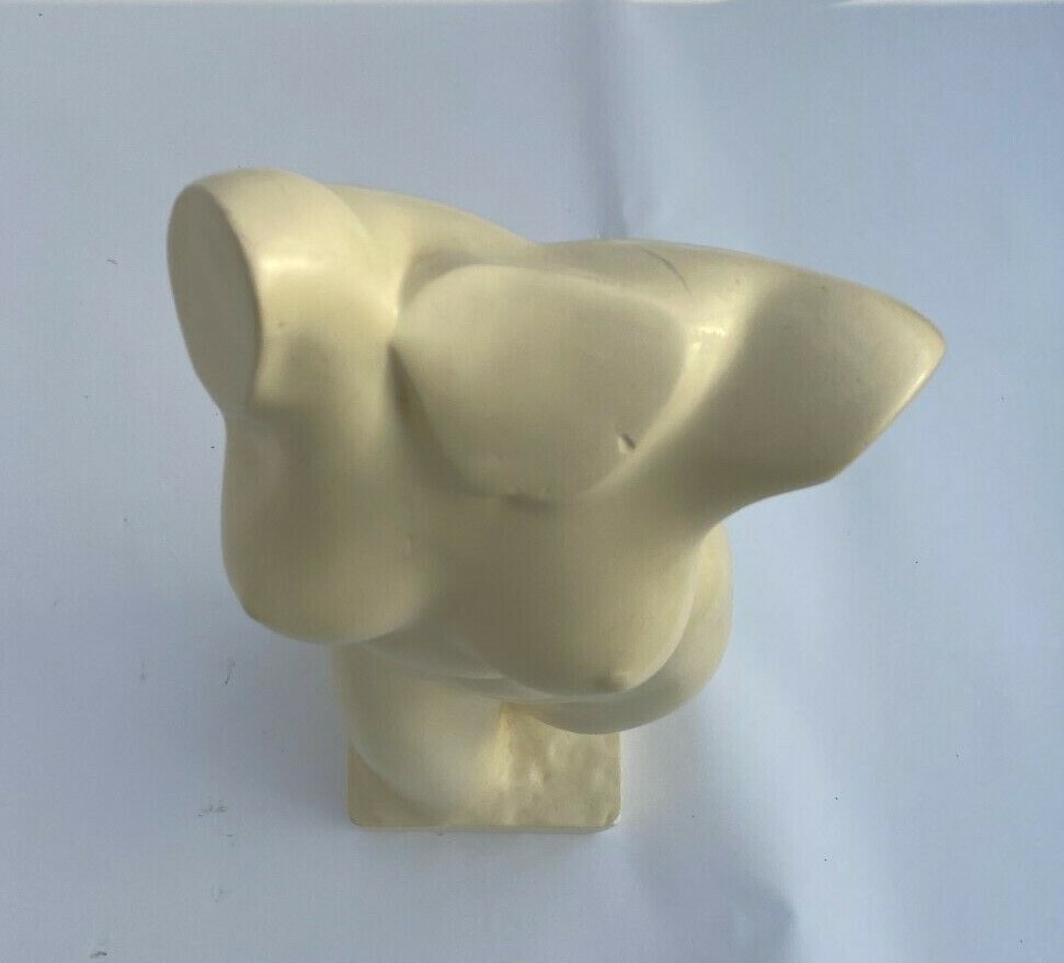 Buste en plâtre à l'Antique sujet féminin signé M. Cabrol-photo-6