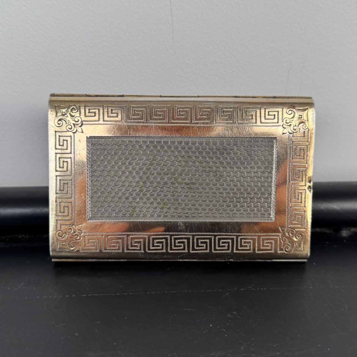 Silver Dance Card With Cloisonné Decoration, Late 19th Century, Napoleon III Period -photo-3