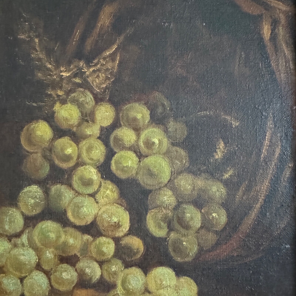 Oil On Canvas, 1900, After Fantin-latour, Still Life, Flowers And Fruit-photo-4