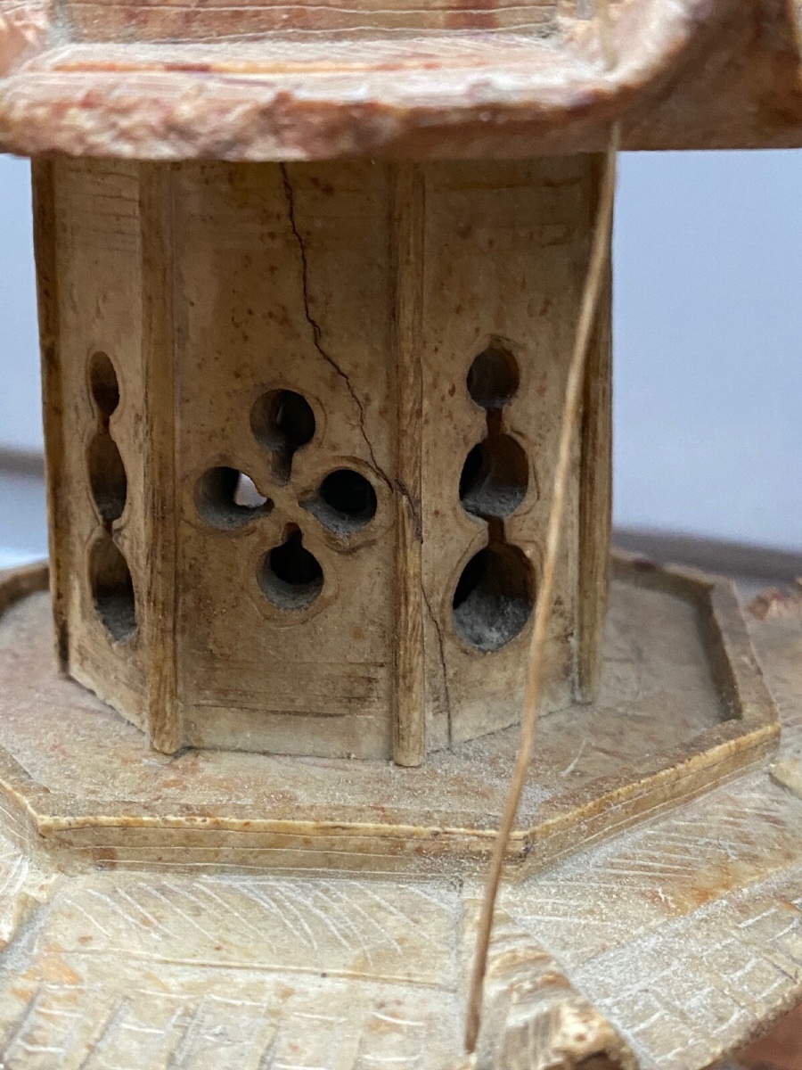 Hardstones Depicting Pagodas, 19th Century, China -photo-2