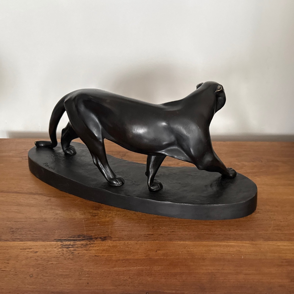 Panthère Art Déco en bronze par Albert Poncin (1877-1953) -photo-3
