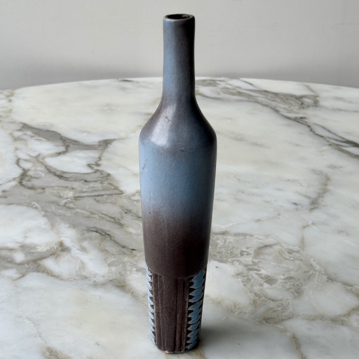 Vase soliflore en grès 1960 Vallauris -photo-2