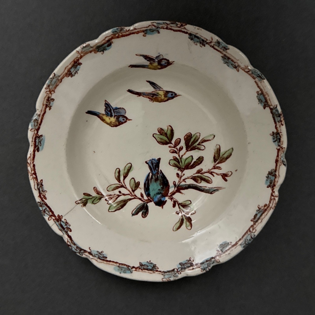 19-piece Choisy-le-roi Dinner Service With Bird And Naturalist Decoration-photo-3