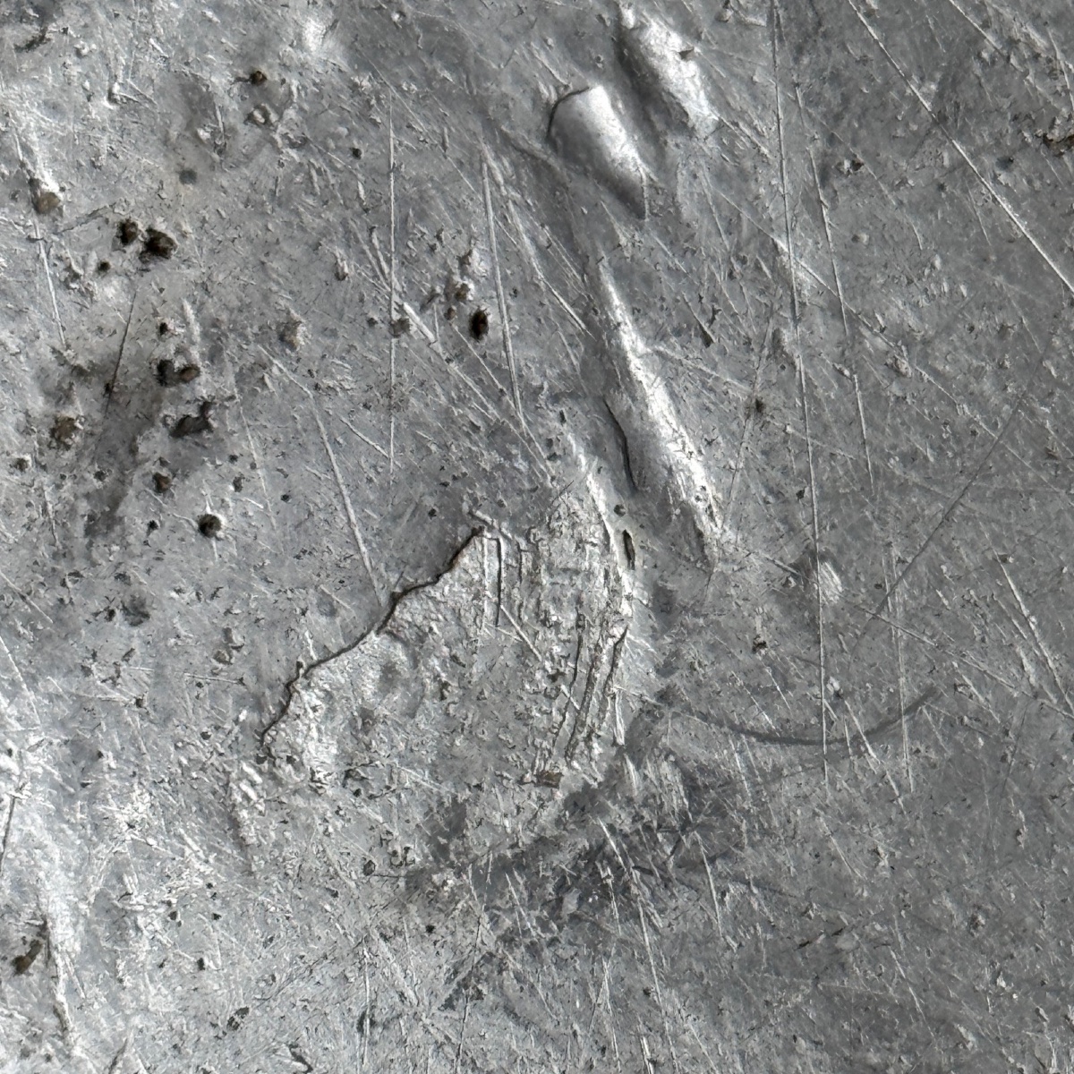 Suite de 8 plats creux en étain XVIIIe portant les initiales RHF-photo-6