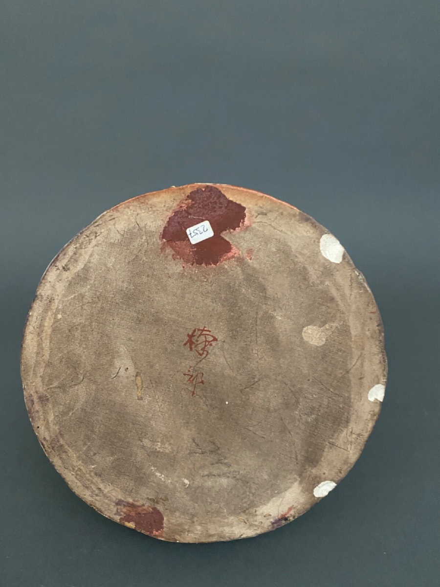 Satsuma Buddha, Japan, 20th Century, Gold Highlights, Signed In Red Ink -photo-7