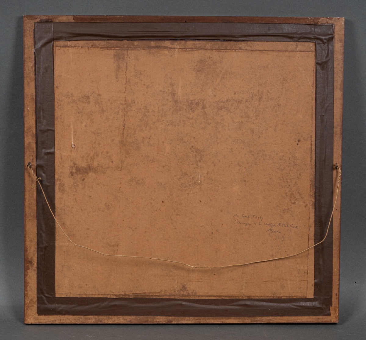 Aquarelle portrait de Paul Thoby chirurgien par E. Fougerat 1933-photo-2