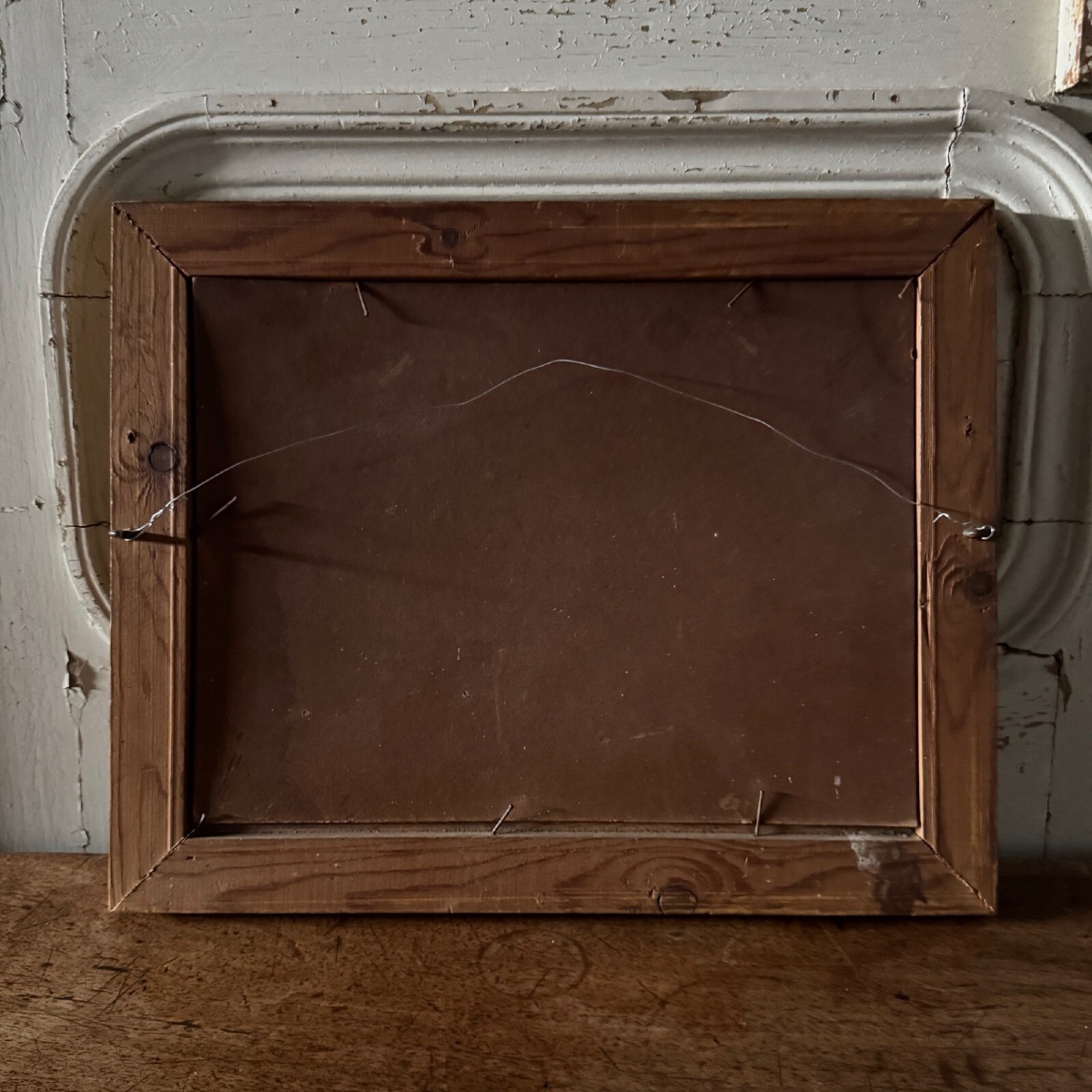 Paire de natures mortes huiles sur carton fruits XXe par L. Gauthier -photo-8