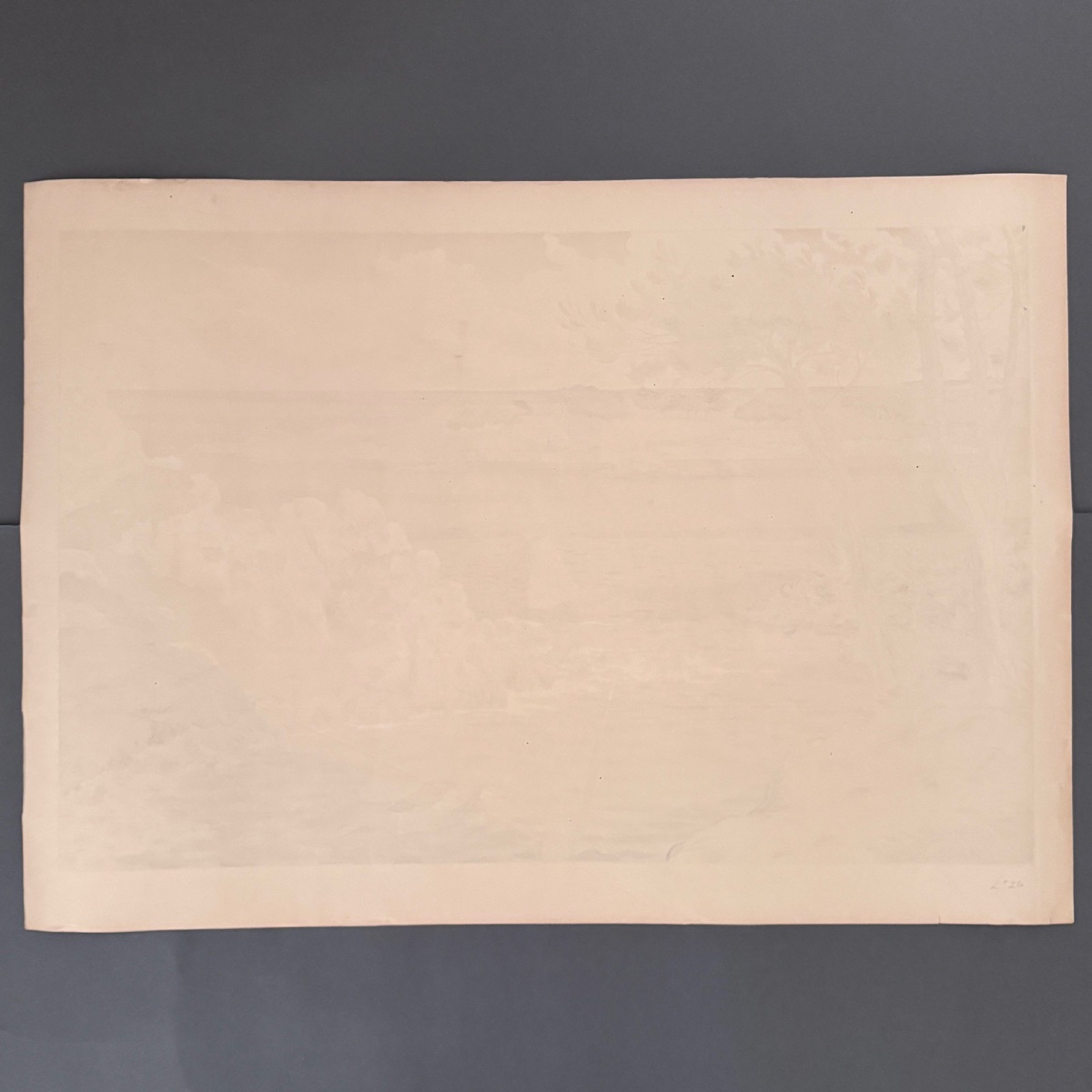 Lithograph By Henri Rivière, Aspects Of Nature - The Island-photo-5