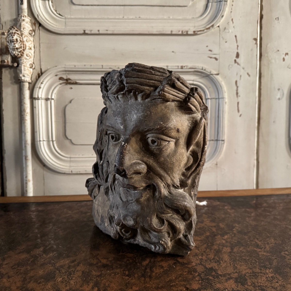 Plaster Sculpture Of A Figure In The Antique Style By Charles Filleul, 20th Century -photo-3