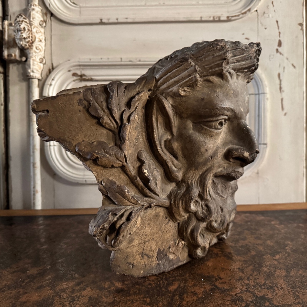 Plaster Sculpture Of A Figure In The Antique Style By Charles Filleul, 20th Century -photo-4