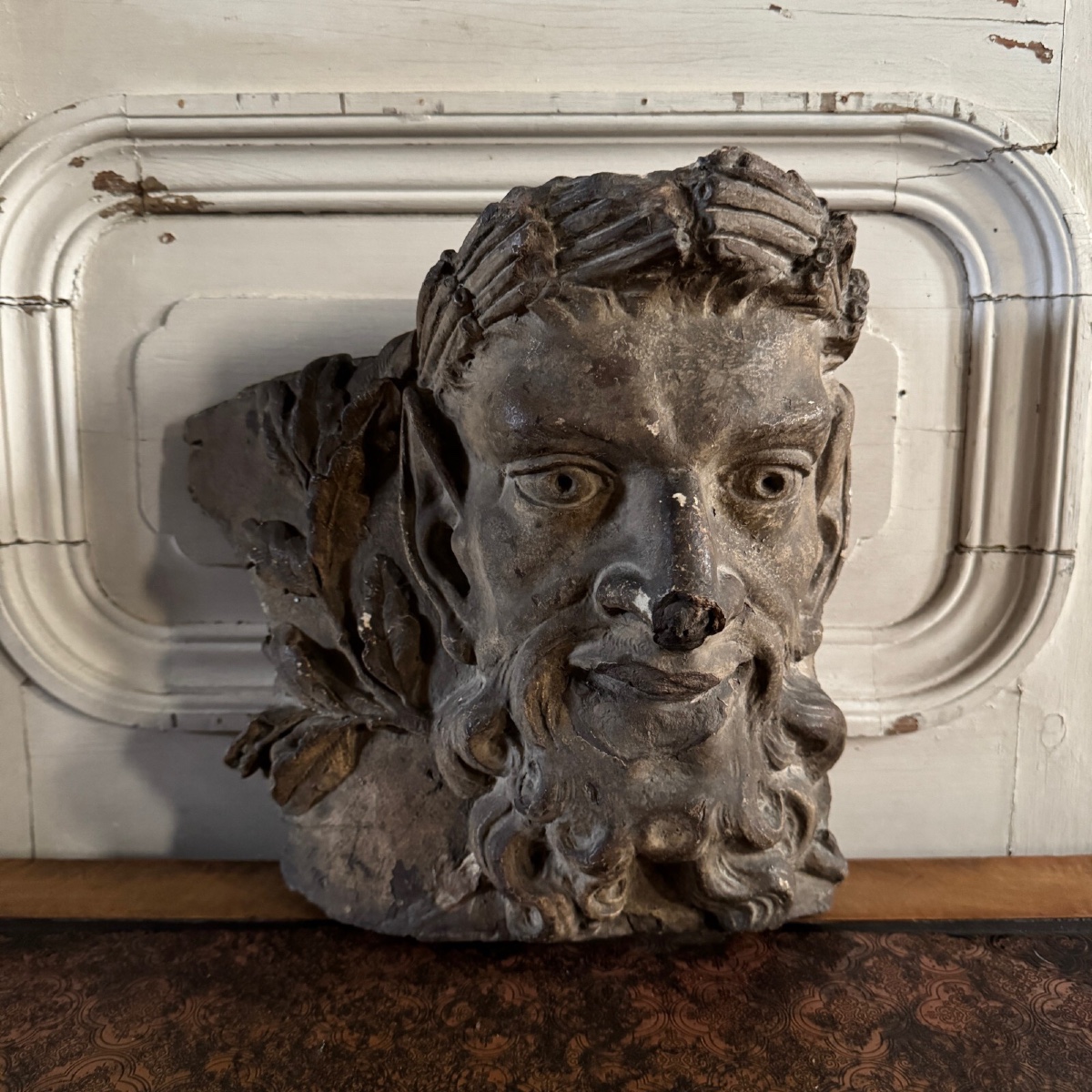 Plaster Sculpture Of A Figure In The Antique Style By Charles Filleul, 20th Century 