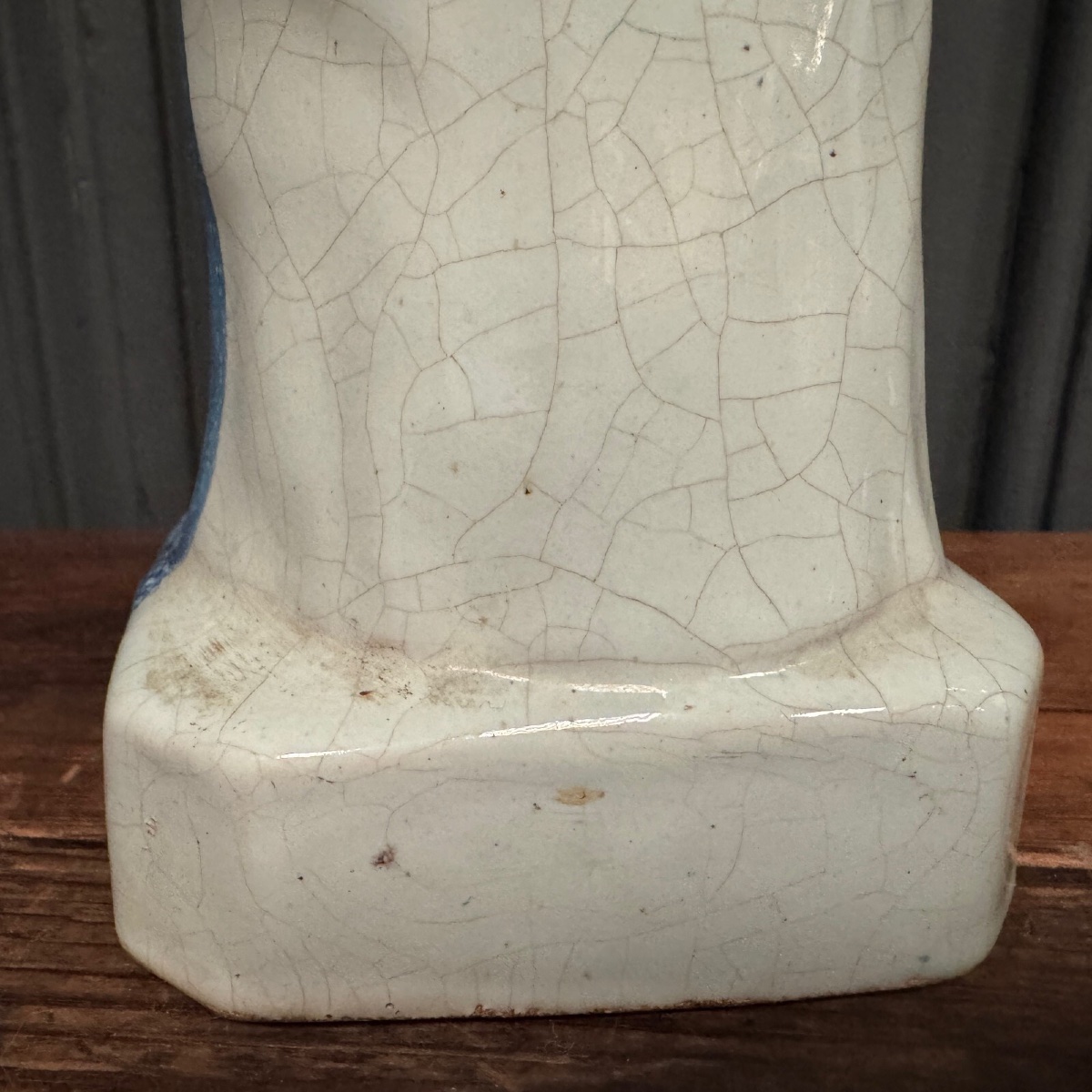 Vierge d'accouchée en faïence XIXe Ste Marie -photo-6