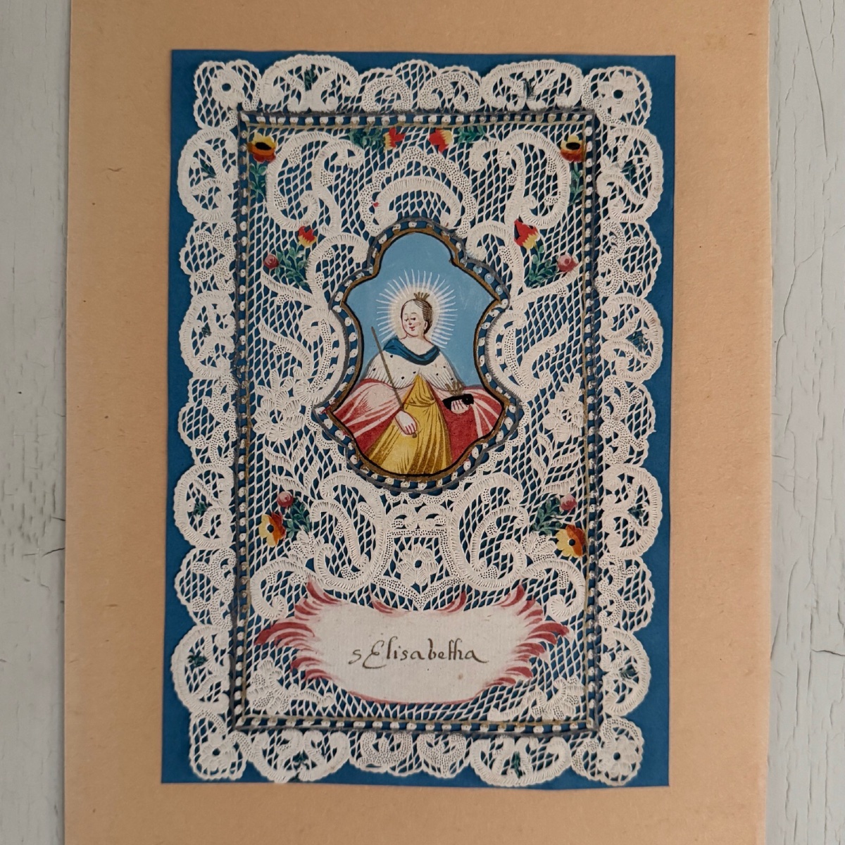 Conventual Canivet, Early 18th Century, Depicting Saint Elizabeth -photo-4