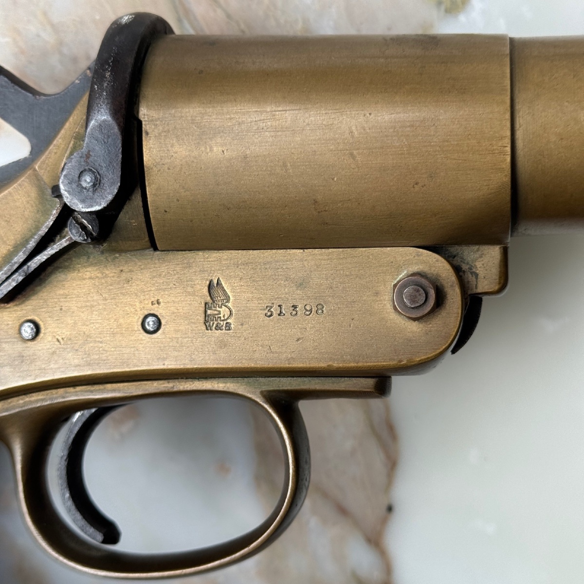 Vintage Webley & Scott Ltd London & Birmingham Flare Gun-photo-4