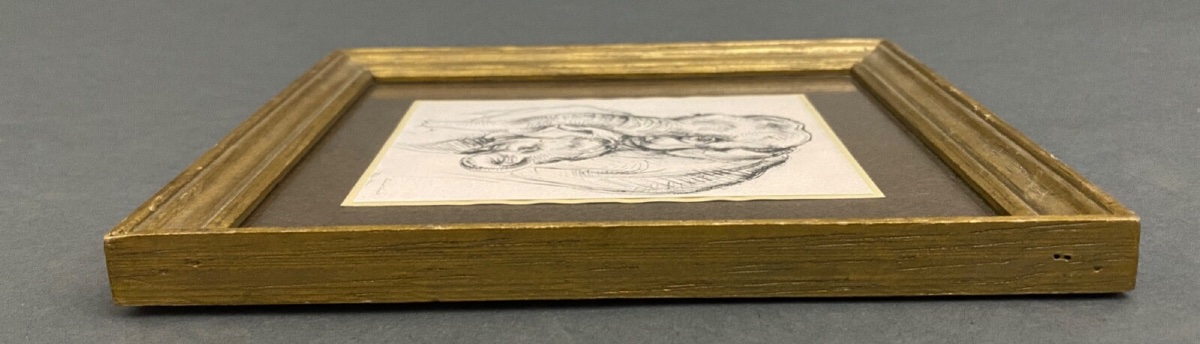Dessin par Josef Woldemar Keller-Kühne éléphants XXe Le bébé-photo-4