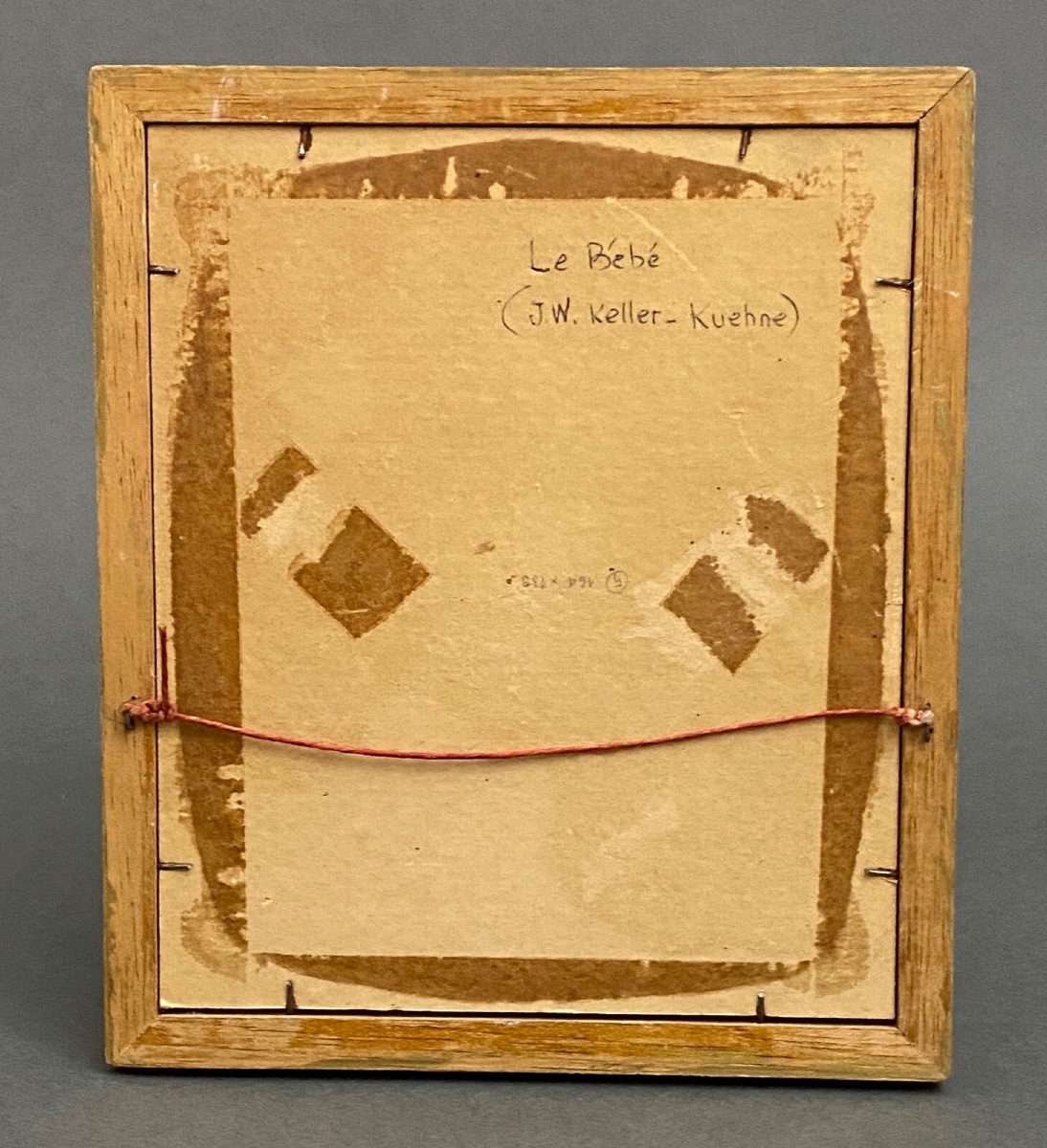 Dessin par Josef Woldemar Keller-Kühne éléphants XXe Le bébé-photo-2
