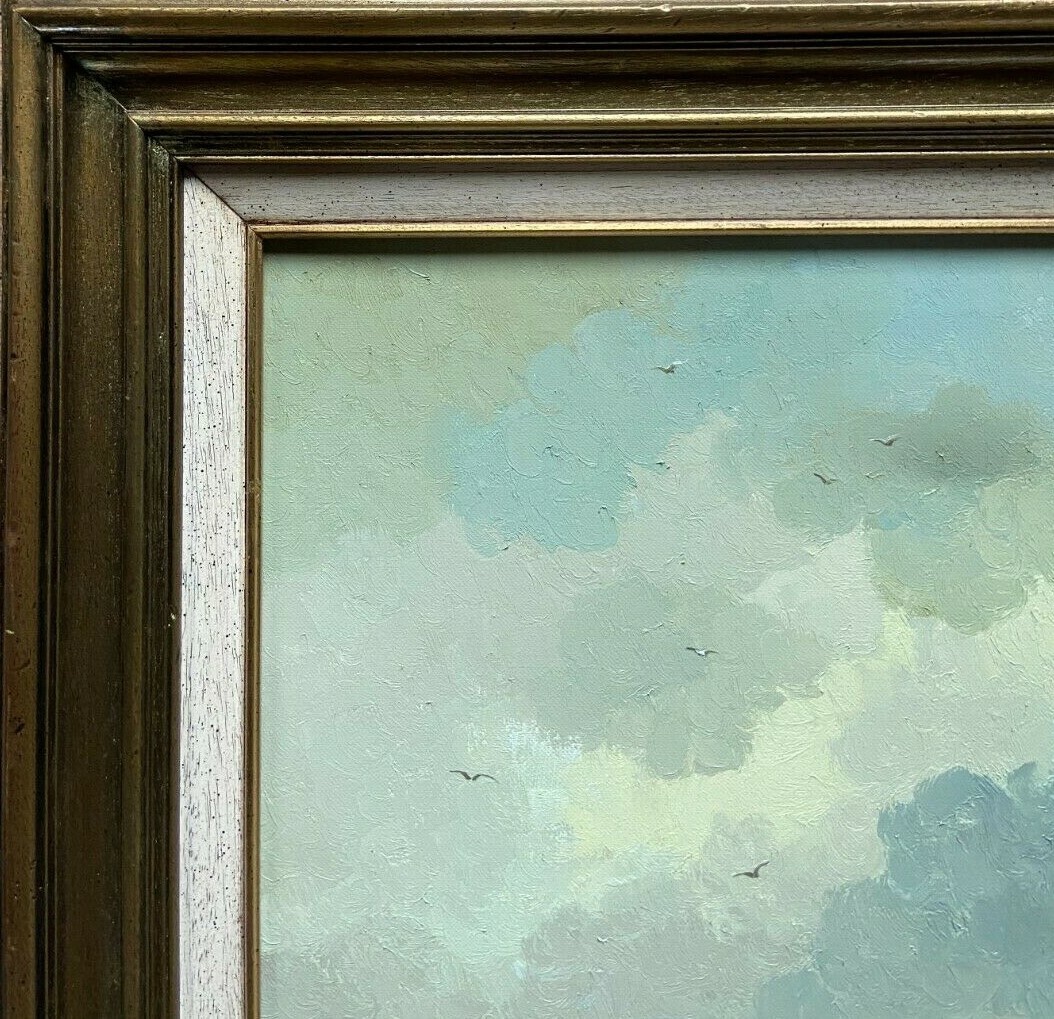 G. Bernaut, Oil On Canvas, Fishing Boats, Fishermen With Child, 1930-photo-4