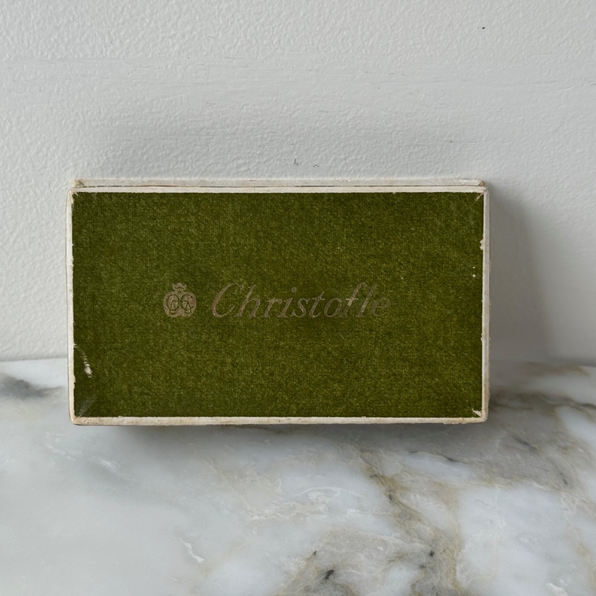 Suite de 6 couteaux Cristofle en métal argenté Art Déco-photo-3