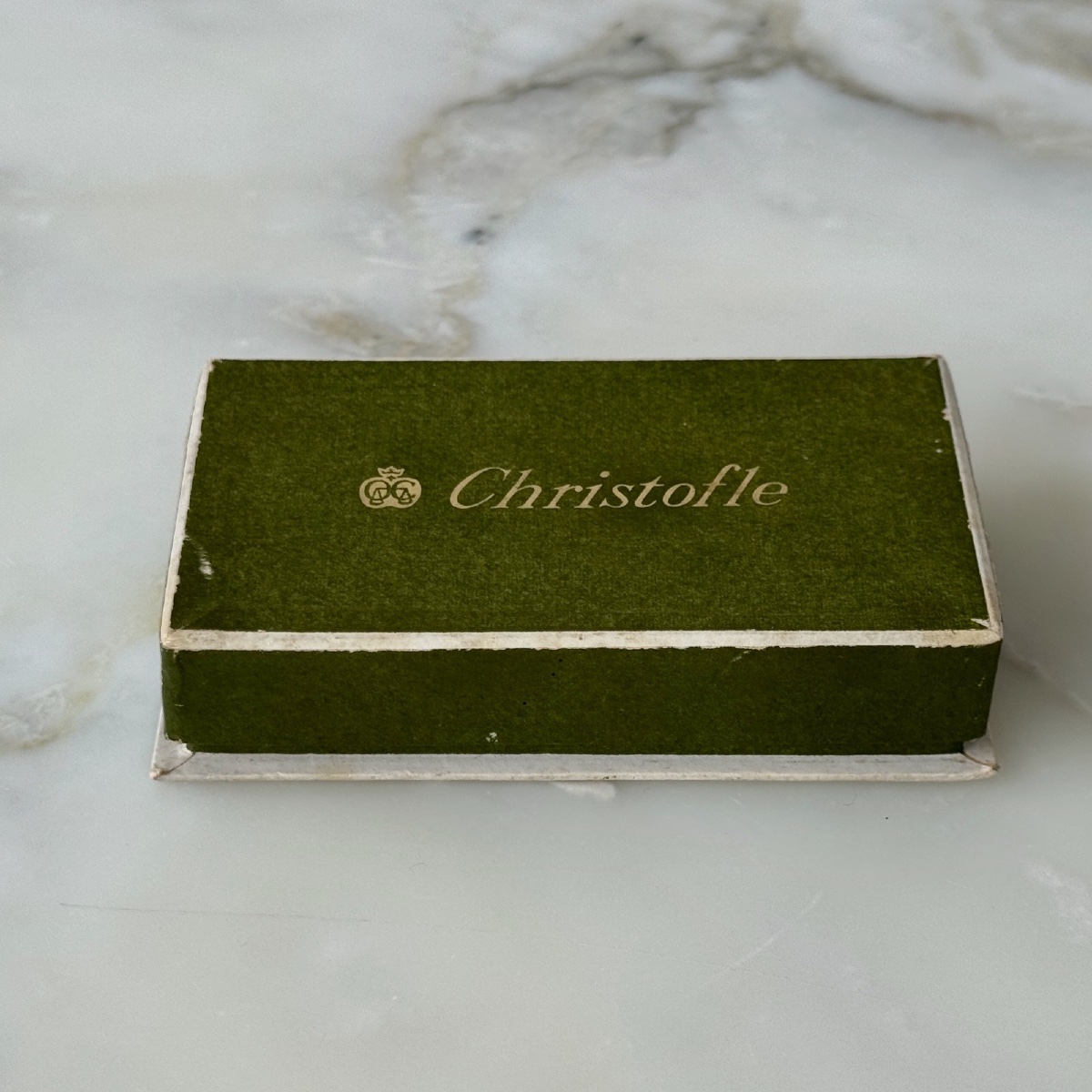 Suite de 6 couteaux Cristofle en métal argenté Art Déco-photo-4