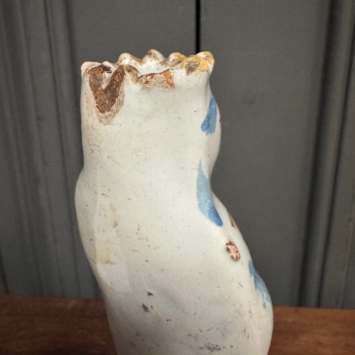 18th-century Nevers Faience Virgin And Child -photo-1