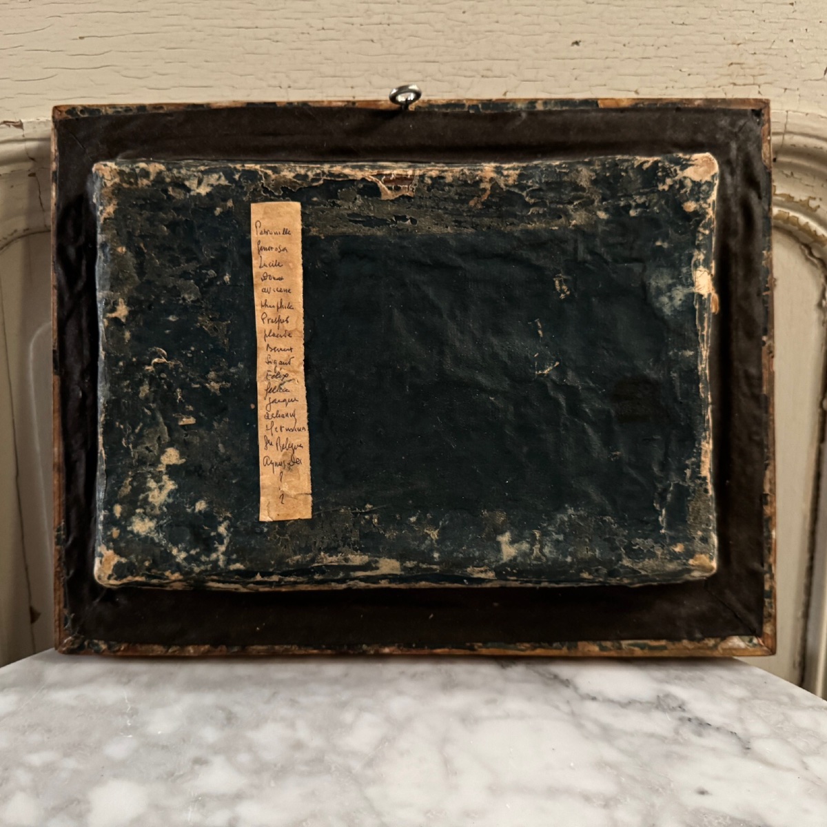 Paper Filigree Reliquary Decorated With A Virgin Mary, Early 19th Century, Gilded Frame-photo-6