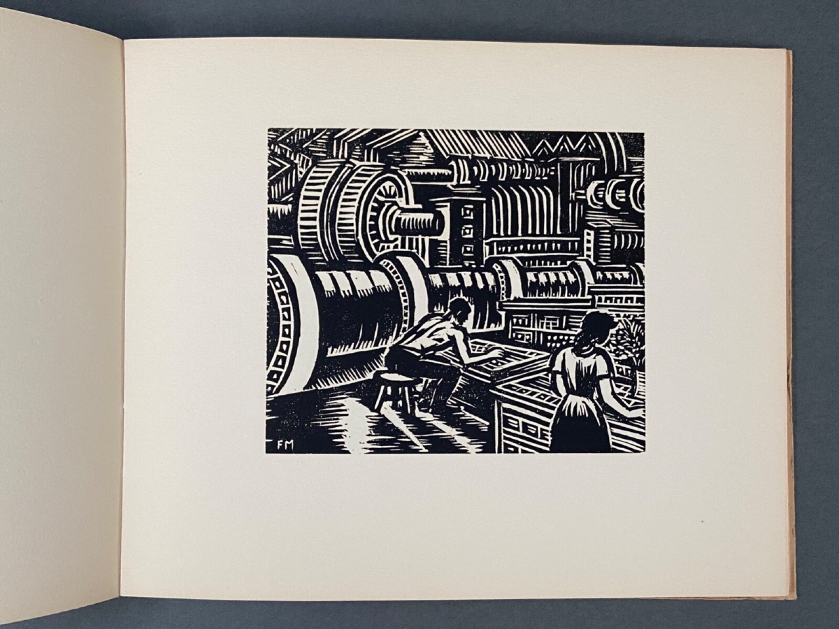 Route des Hommes Soixante Bois Gravés par Frans Masereel 1964 n°44 Zurich-photo-5