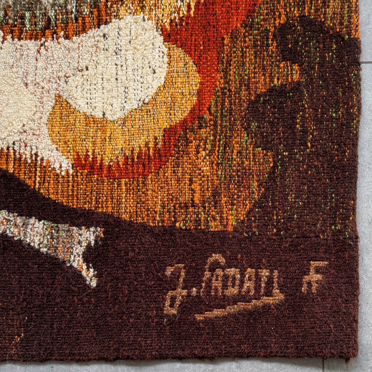 Tapisserie Cosmos XXe par Jacques Fadat ateliers Robert Four -photo-4