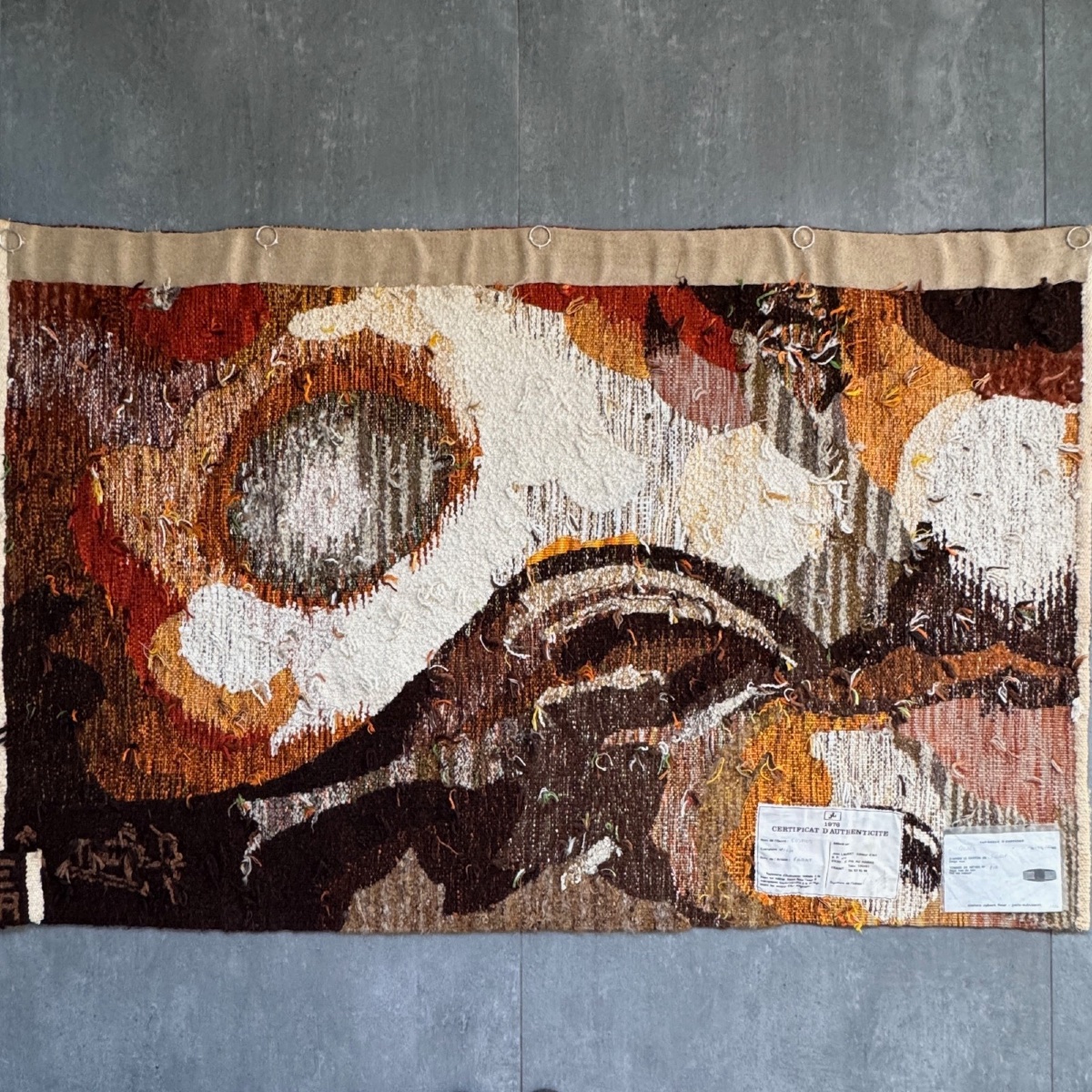 Tapisserie Cosmos XXe par Jacques Fadat ateliers Robert Four -photo-4