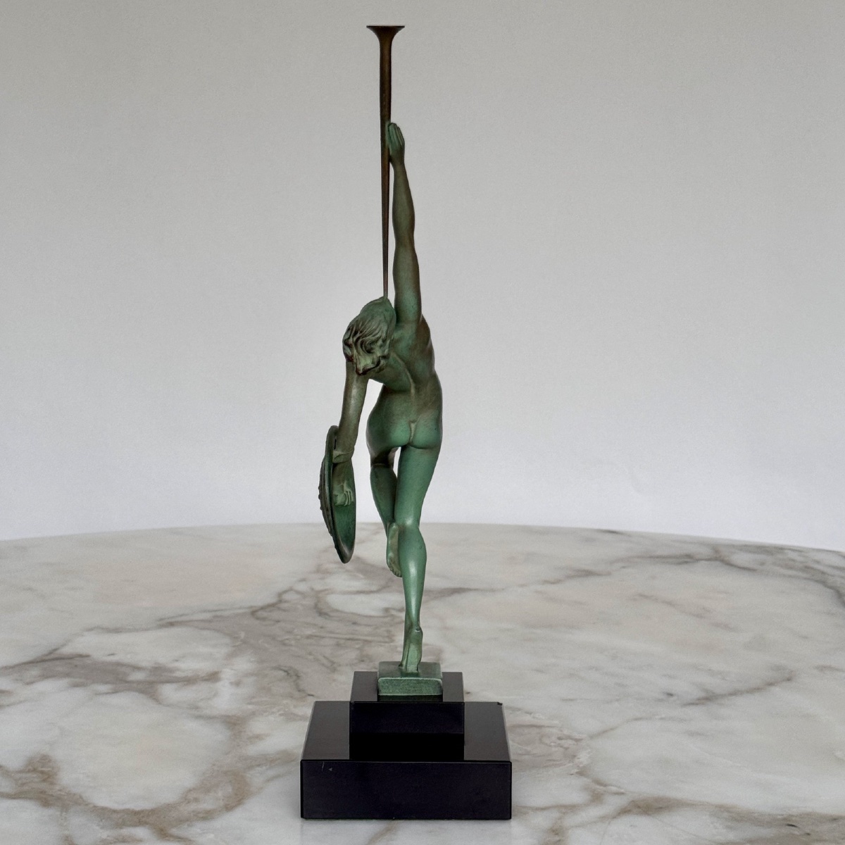 Sujet sculpture Jericho par Guerbe Le Faguays Max Le Verrier 1930-photo-1