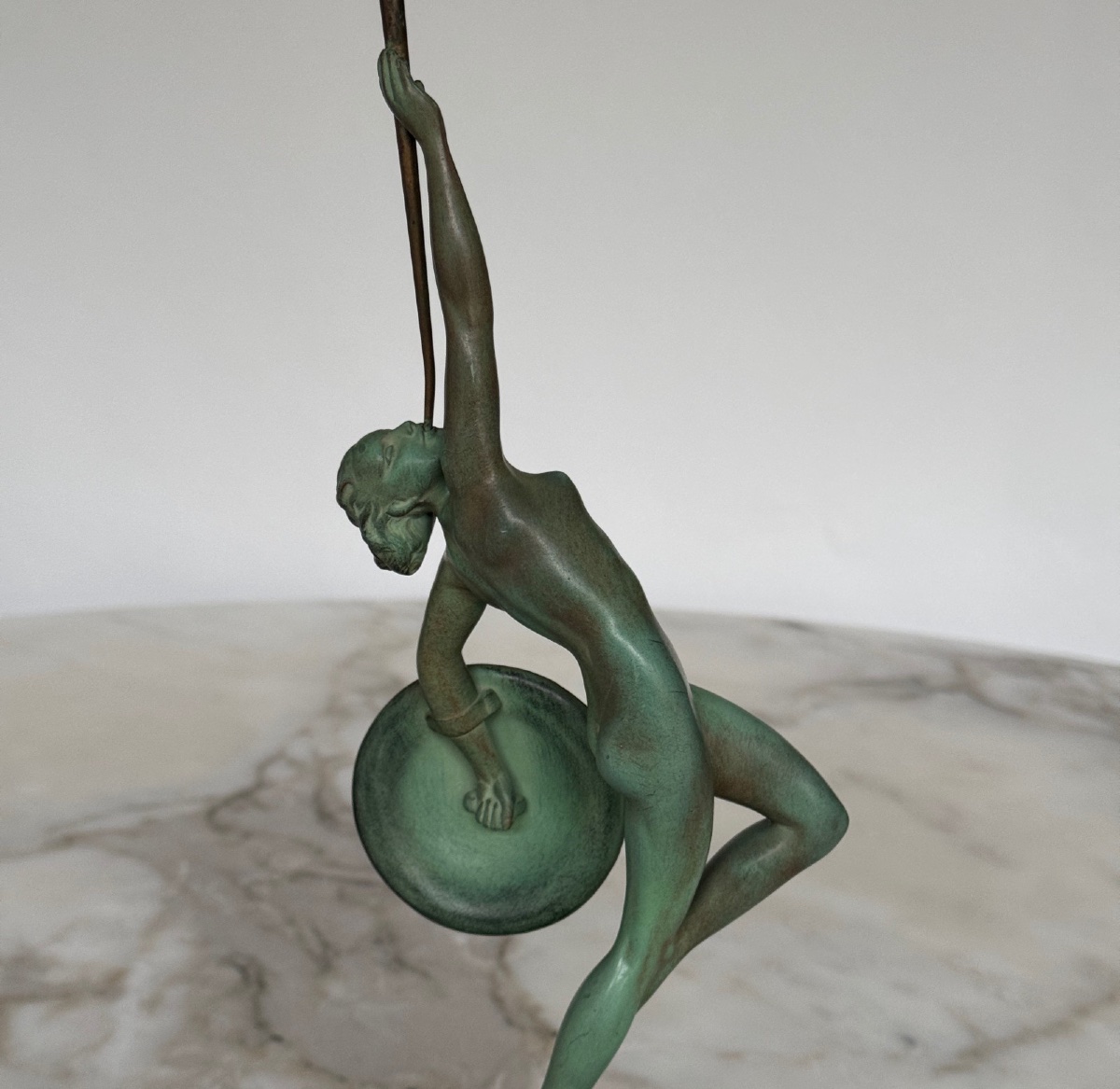 Sujet sculpture Jericho par Guerbe Le Faguays Max Le Verrier 1930-photo-4