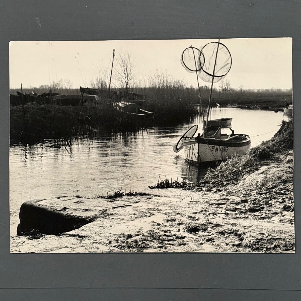 Photo argentique noir et blanc par Robert Laporte intitulée Refuge 