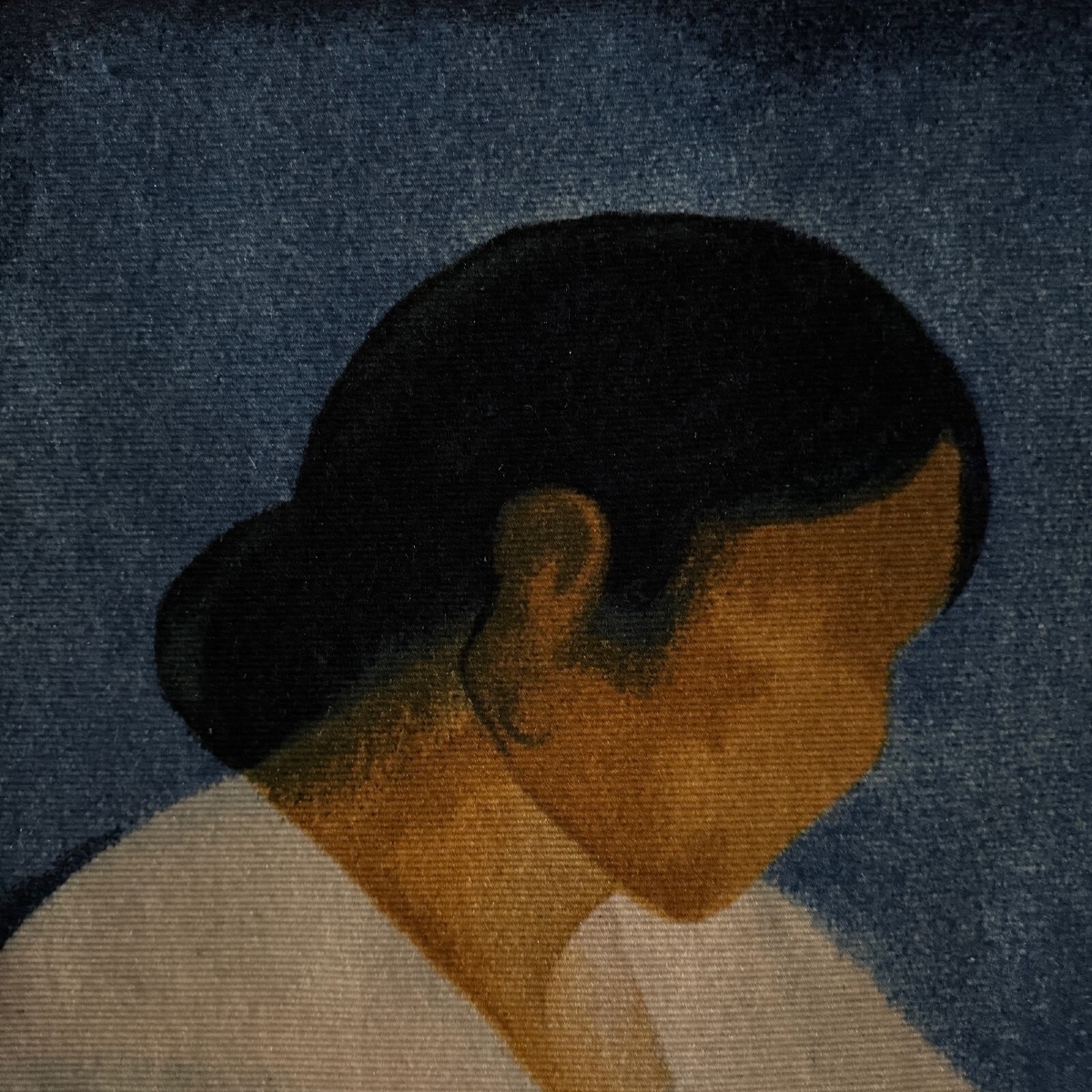 Wool Tapestry "tenderness" By Louis Toffoli, Robert Four, 20th Century -photo-2