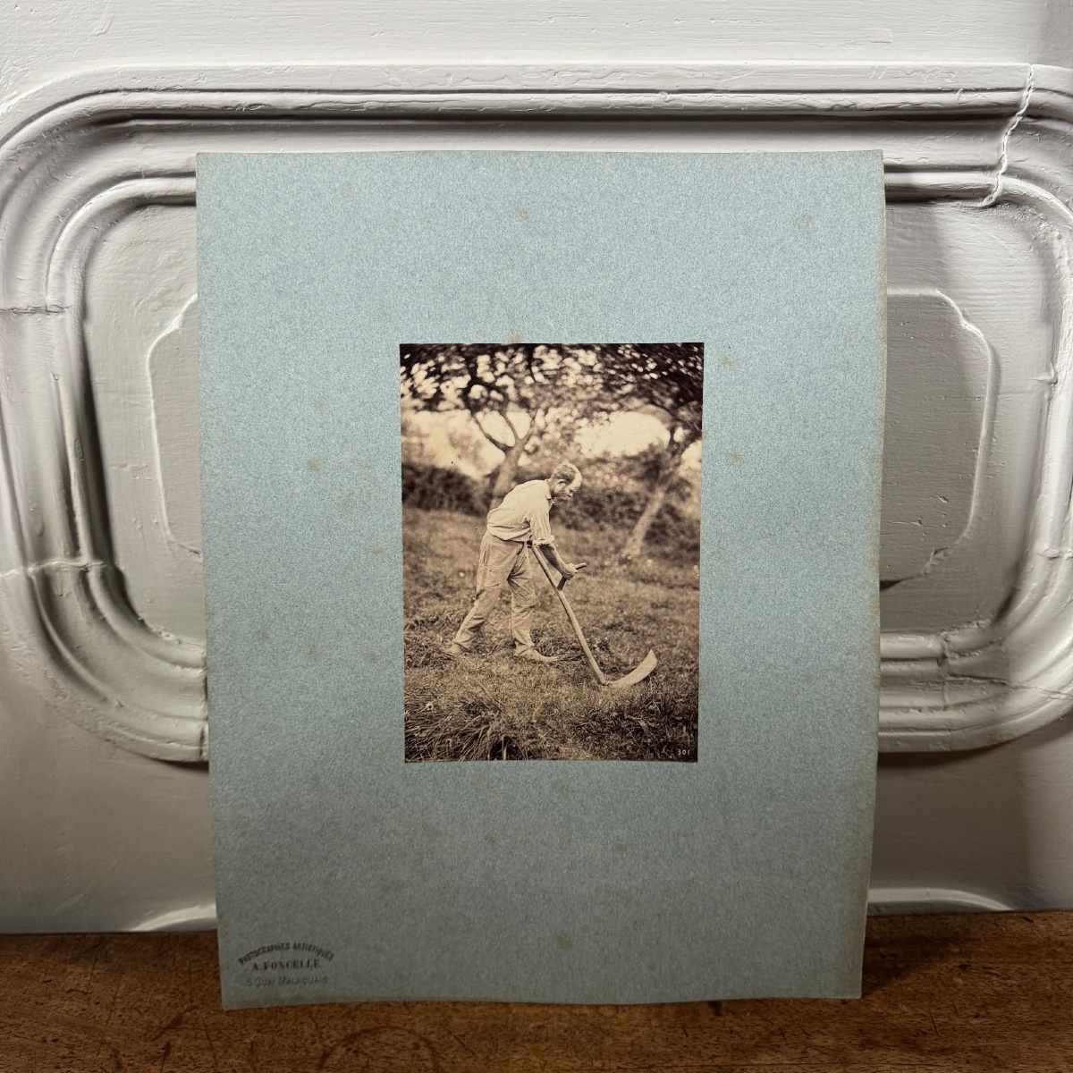 Photo albumine contrecollée sur carton A. Foncelle XIXe