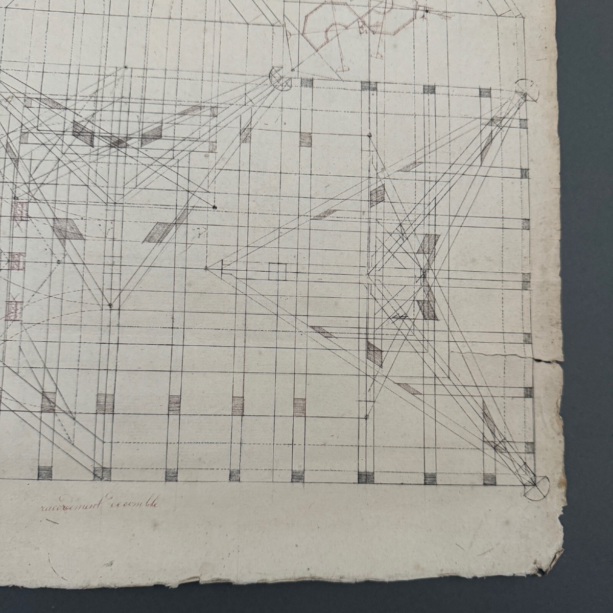Drawings Or Plans Of A 19th-century Compagnon Du Devoir Carpenter.-photo-4