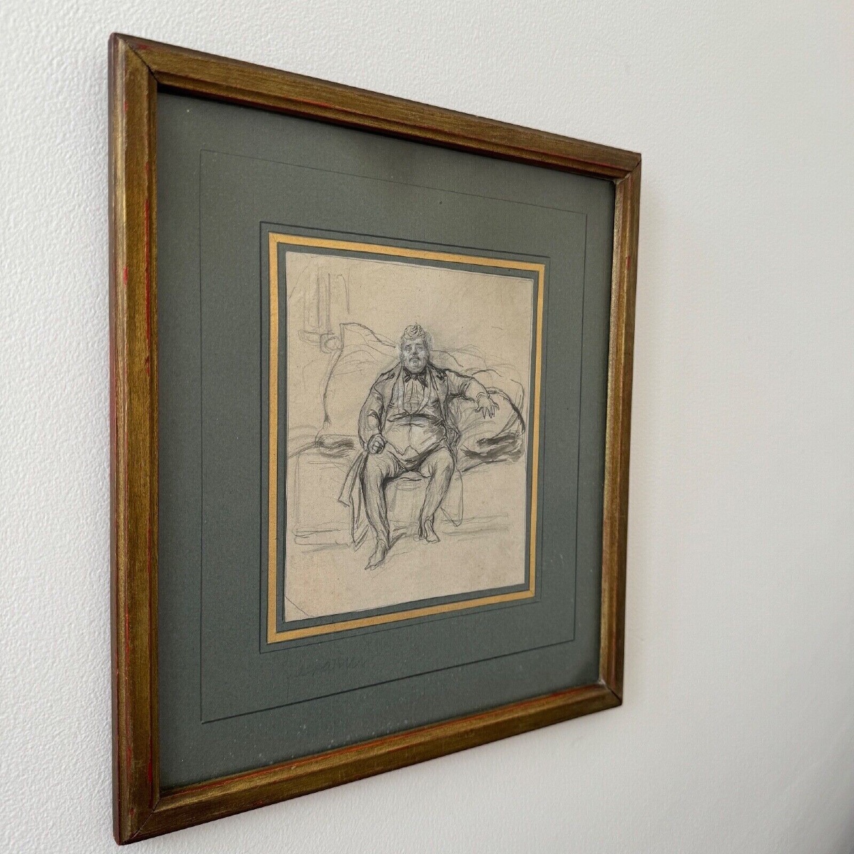 Dessin de Alexandre Dumas père par Paul Gavarni -photo-2