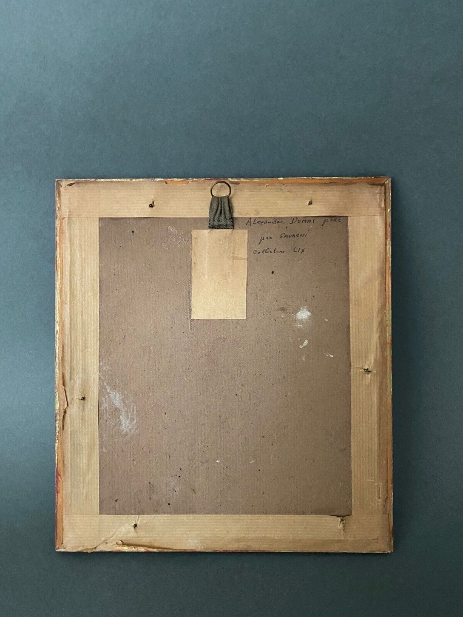 Dessin de Alexandre Dumas père par Paul Gavarni -photo-7