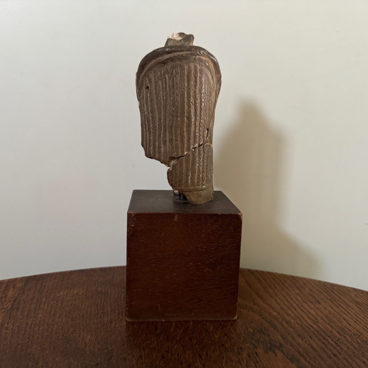 Buste à l'Antique par Ch. Filleul plâtre d'atelier patiné XXe-photo-4