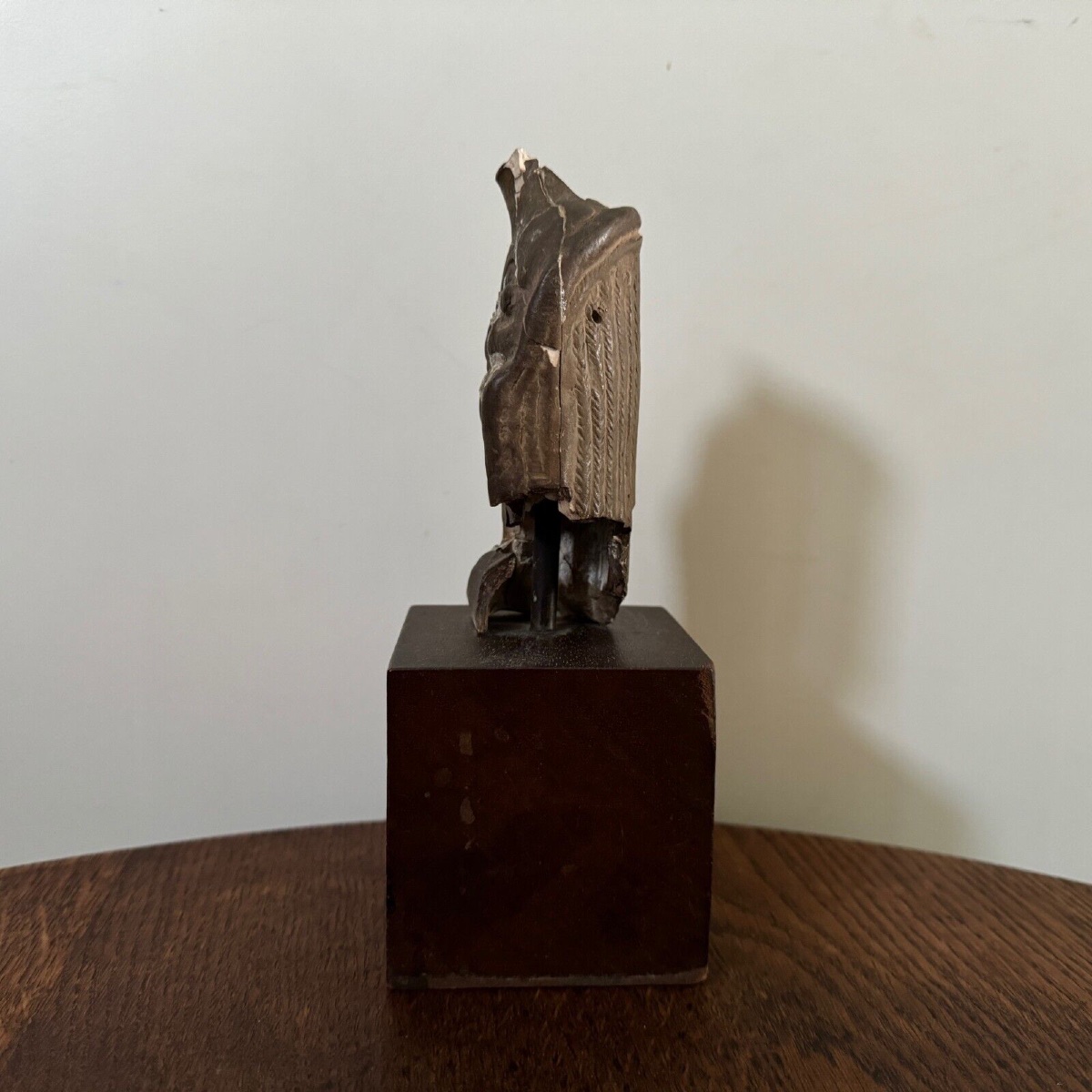 Buste à l'Antique par Ch. Filleul plâtre d'atelier patiné XXe-photo-1