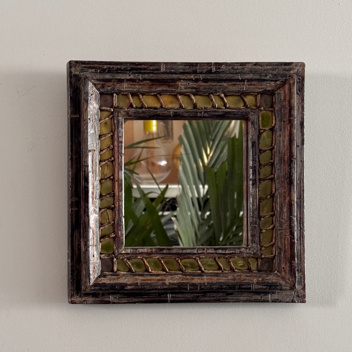 20th Century Mazarin Mirror By Henry Bernard, Student Of Line Vautrin, Talosel -photo-1
