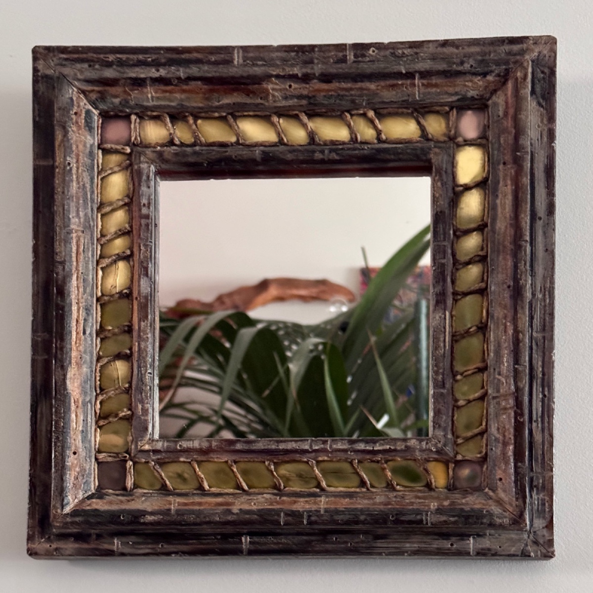 20th Century Mazarin Mirror By Henry Bernard, Student Of Line Vautrin, Talosel 