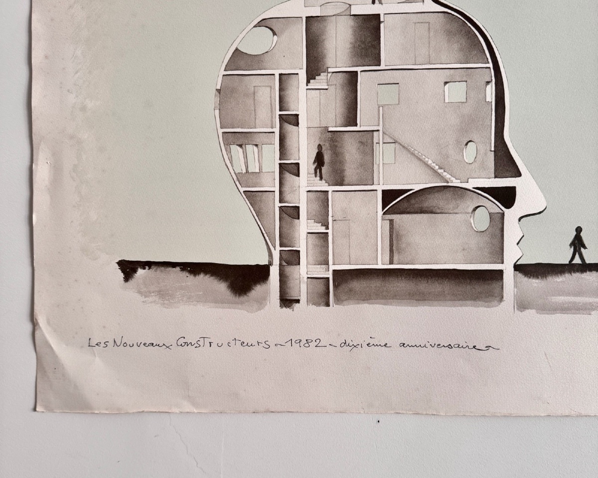 Lithograph By François-xavier Lalanne, The New Builders -photo-4