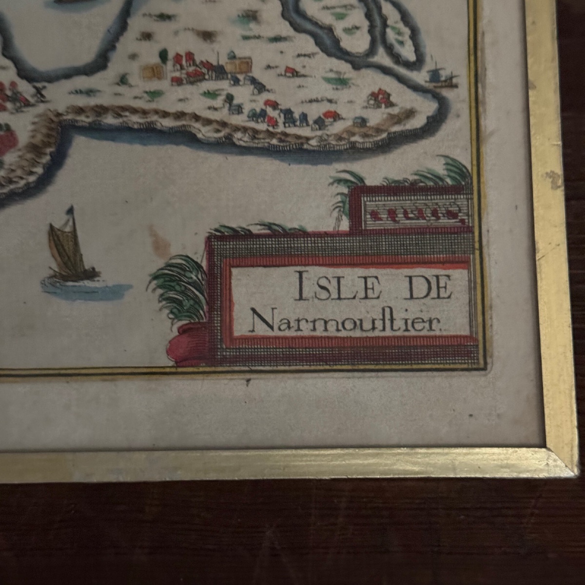 Gravure Isle de Noirmoultier par Christophe Tassin 1634-photo-2