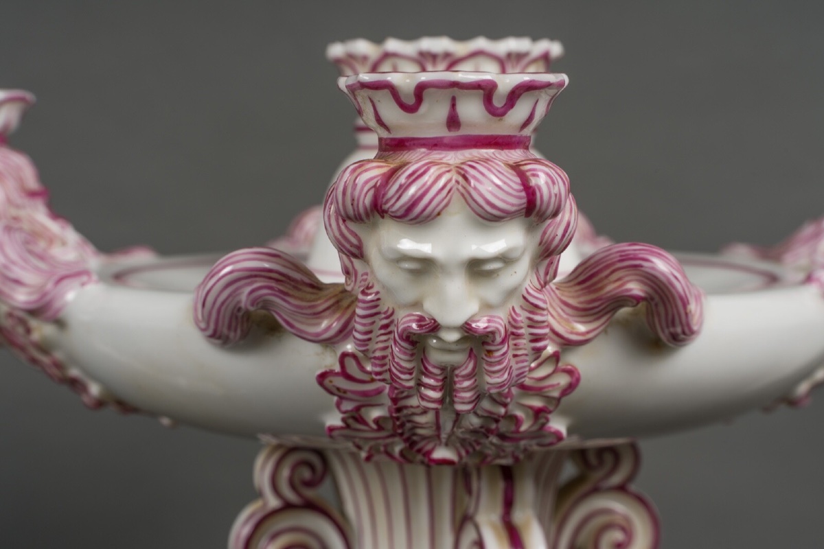 Pair Of Jacob Petit Rihouet 5-light Candelabra With Caryatid Decoration, 19th Century-photo-6