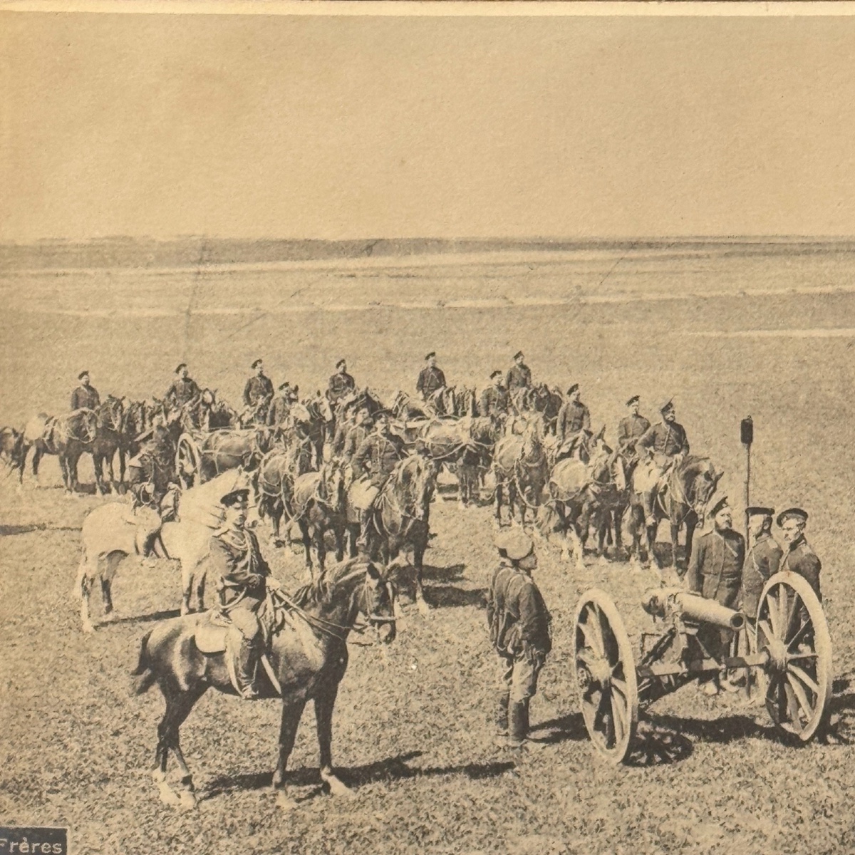 Photograph Of Emperor Nicholas II With Artillery By Messrs. De Jongh Frères, 1899