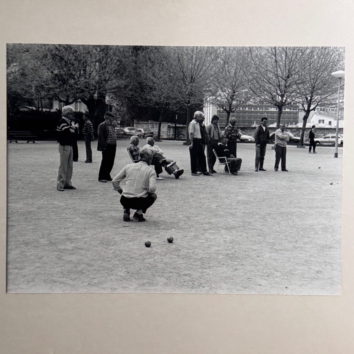 Photo Les boulistes par Guy Gobert Concours APAL Grenoble XXe