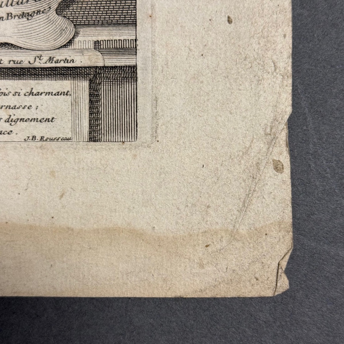 18th-century Engraving By Paul Des Forges Maillard, April 25, 1699, Paris, Published By Daumont -photo-4