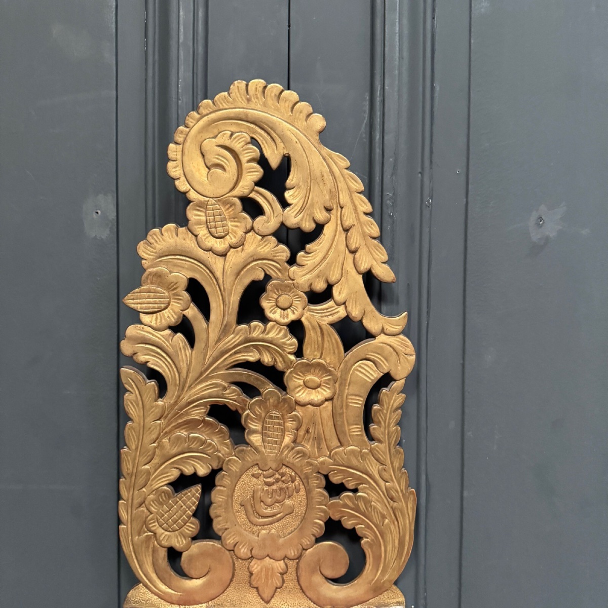 19th Century Carved Gilt Wood Ottoman Shelf -photo-3